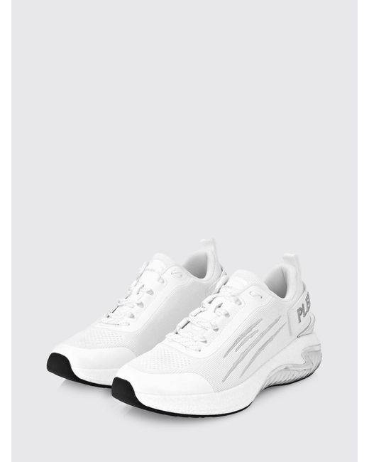 Philipp Plein White Mesh Sneakers for men