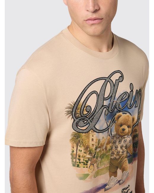 Philipp Plein Natural T-Shirt for men
