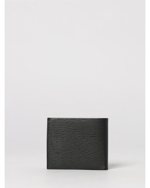 Ferragamo White Gancini Embossed Leather Wallet for men
