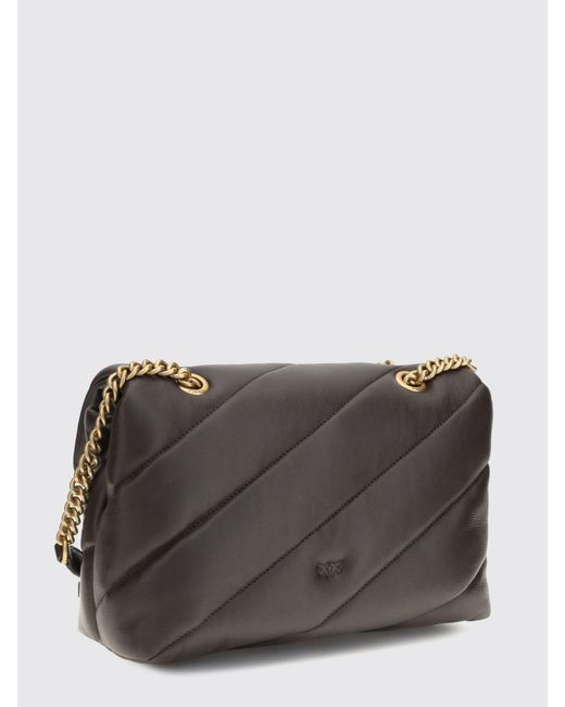 Pinko Gray Shoulder Bag