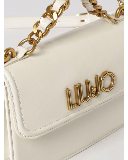 Liu Jo Natural Polyester Bag With Metallic Logo