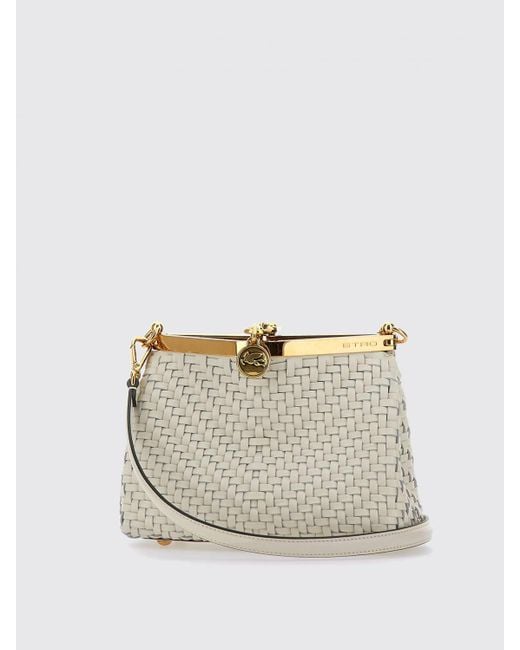 Etro White Schultertasche Damen