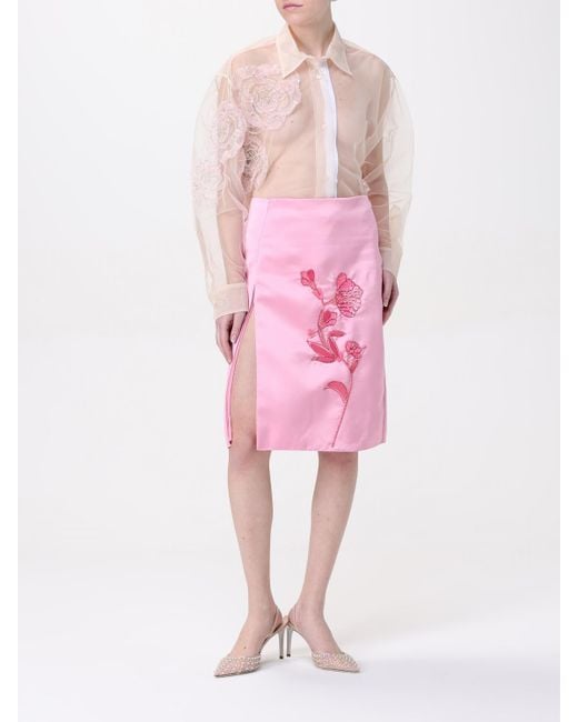 Des Phemmes Pink Hemdbluse Damen