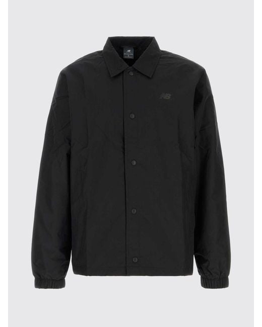 New Balance Blue Polyester Shirt Jacket for men