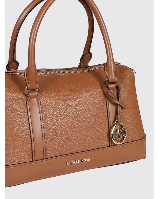 Michael Kors Brown Andie Grained Leather Bag
