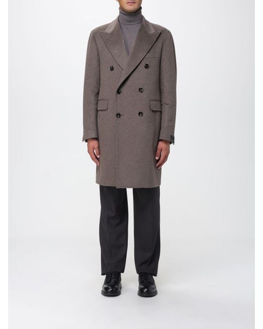 Tagliatore Gray Coat for men