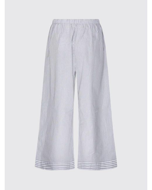 By Malene Birger Black Organic Cotton Wide-Leg Pants
