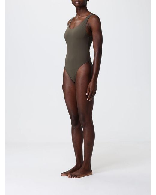 Brunello Cucinelli Brown One-Piece Swimsuit