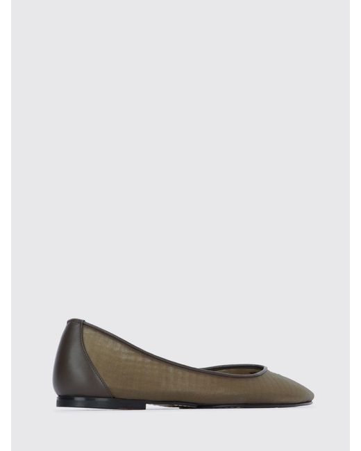 Jacquemus Multicolor Nylon Ballet Flats With Almond Toe And Lambskin Leather Interior