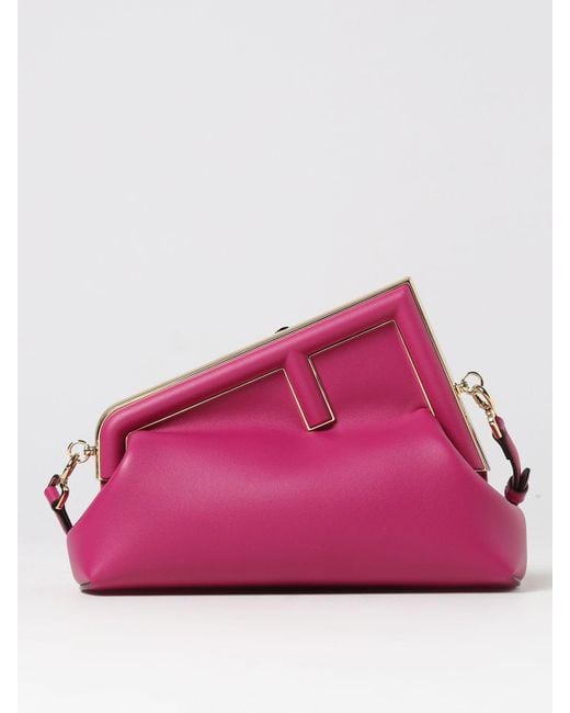 Fendi pink outlet purse