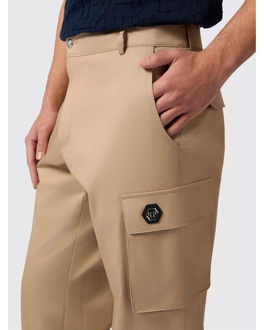 Philipp Plein Natural Pants for men