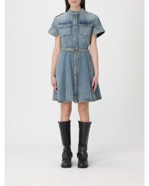 McQueen Blue Shirtdress