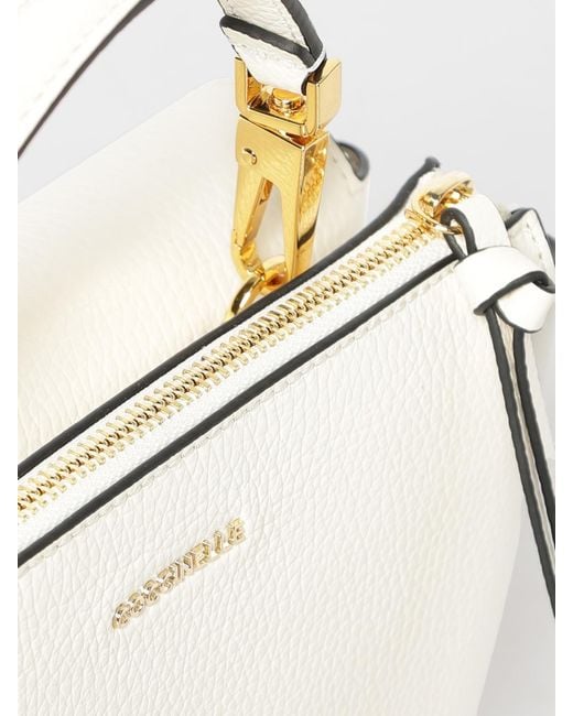 Coccinelle Natural Arlettis Mini Grained Leather Bag