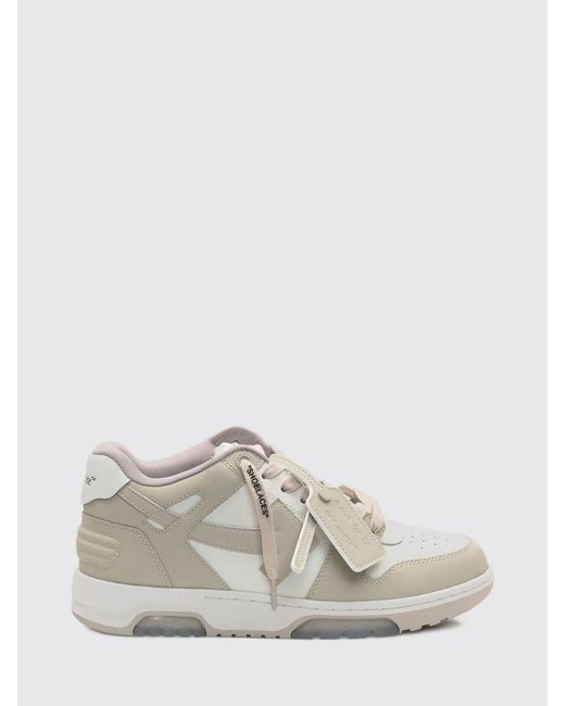 Off-White c/o Virgil Abloh White Out Of Office Leather Sneakers for men