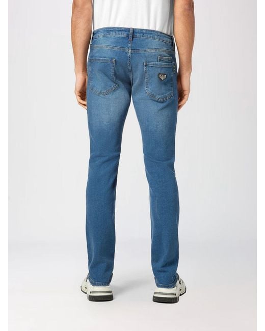 Philipp Plein Blue Slim Fit Skinny Jeans for men