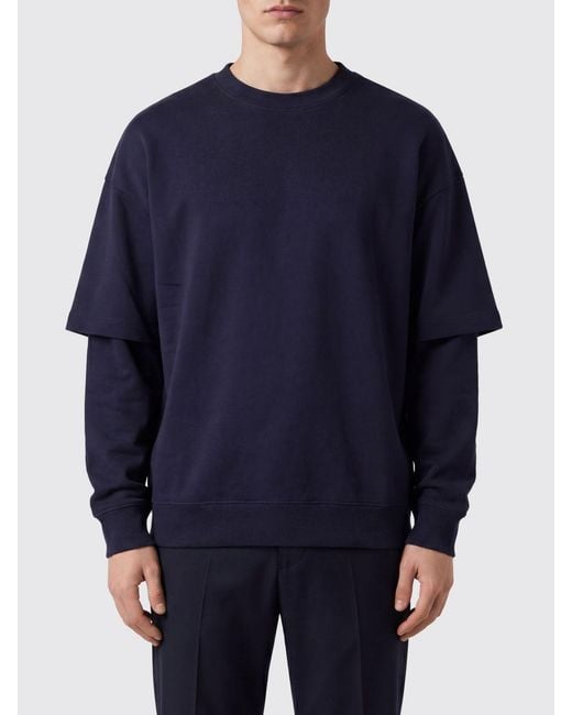 DARKPARK Blue Relaxed Cotton T-Shirt for men