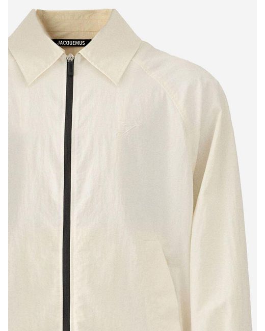 Jacquemus Natural Technical Fabric Shirt Jacket for men