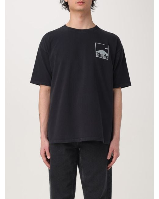 Rhude Black T-Shirt for men