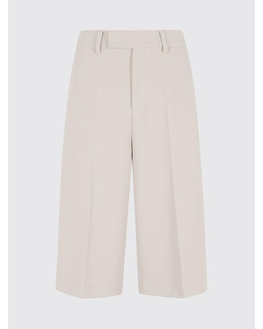 FEDERICA TOSI Natural Knee Length Tailored Shorts