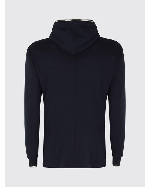 Eleventy Blue Single-Breasted Cotton Blazer for men