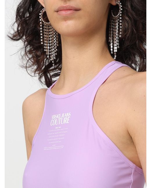 Versace Jeans Couture Purple Top