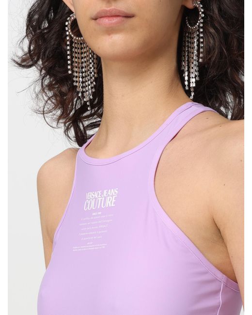 Versace Jeans Couture Purple Top