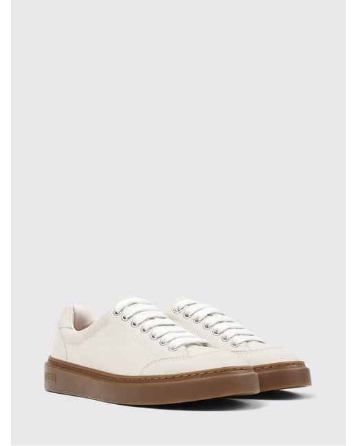 Camper White Runner Twentyfive Leather Sneakers
