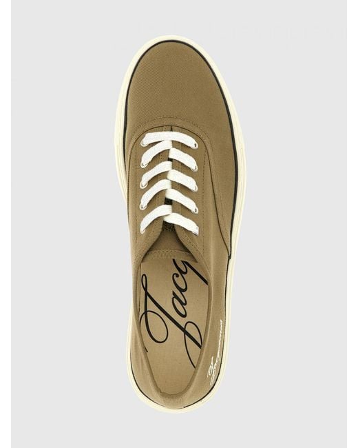 Jacquemus Green Les Fefe Cotton Canvas Sneakers for men