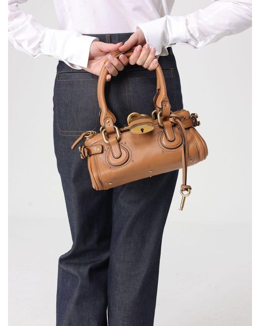 Chloé Brown Chlo&Eacute Paddington Ledertasche