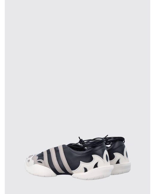 Y-3 White Regu Mary Jane Leather Sneakers for men