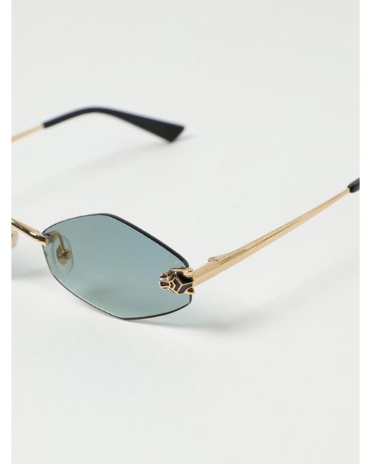 Cartier Green Metal Sunglasses