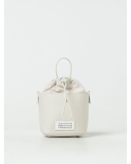 Maison Margiela Mini Bag in White | Lyst UK