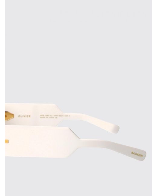 Balmain White Sunglasses for men