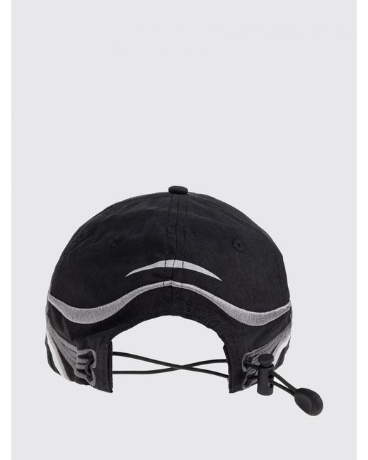 Roa Black Pursuit 6 Panel Nylon Hat for men