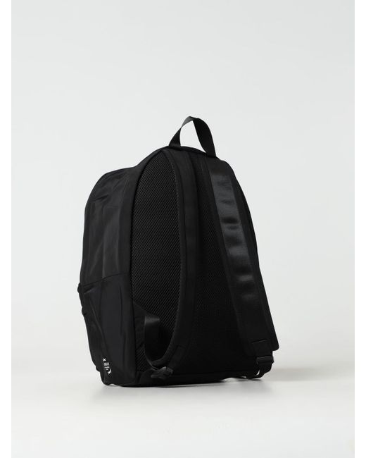 EA7 Black Backpack for men