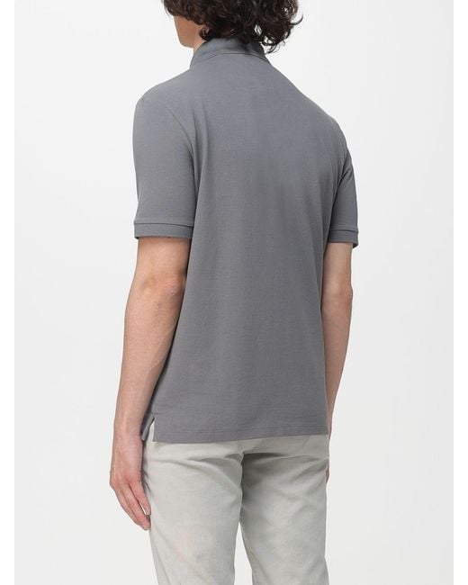Polo De Algodón HUGO de hombre de color Gray