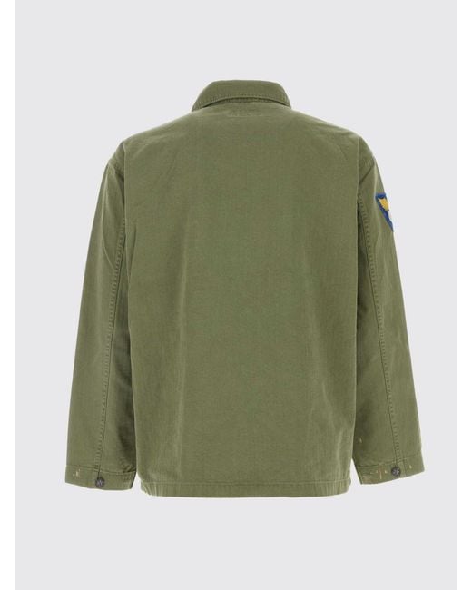 Polo Ralph Lauren Green Cotton Cargo Pocket Jacket for men