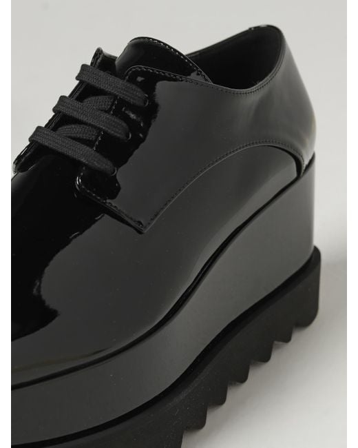 Derby Con Zeppa Elyse di Stella McCartney in Black
