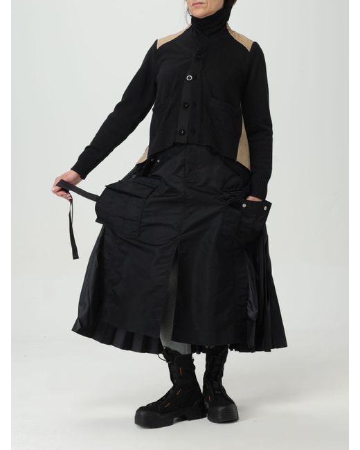 Sacai Black Skirt