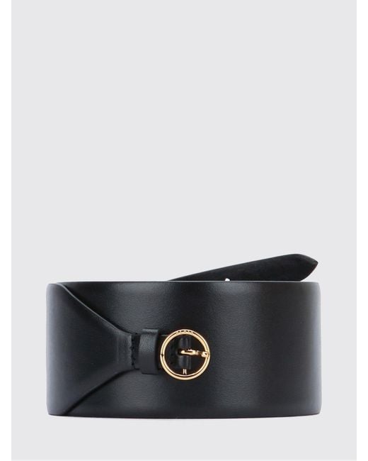 Alaïa Black Wide Belt