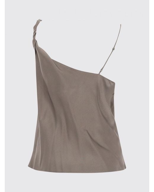 Alysi Blue Satin Top