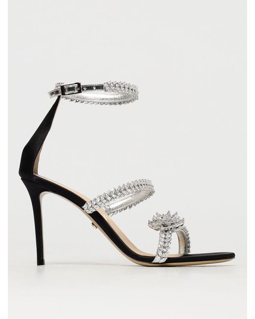 Sandali Con Tacco Donna di Mach & Mach in White