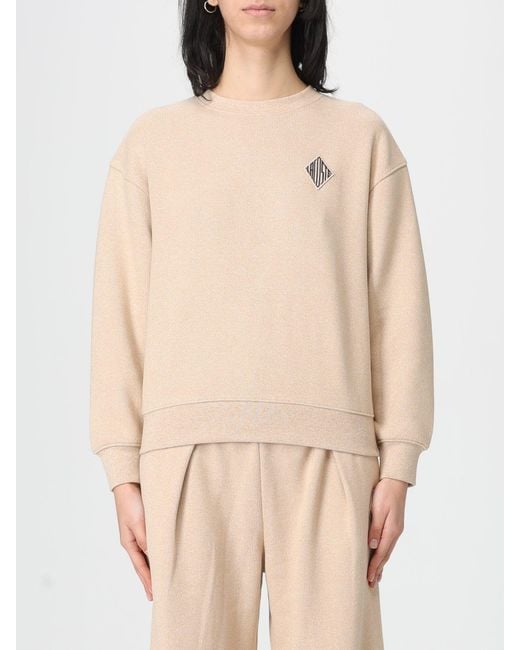 Sudadera Mujer Lacoste de color Natural
