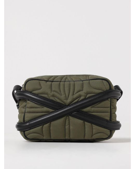 Alexander McQueen Green Quilted Shoulder Bag, for men