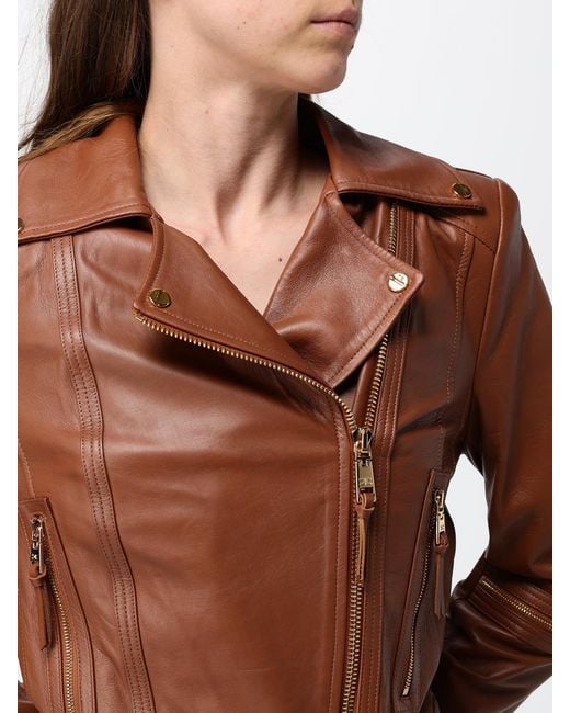 Elisabetta Franchi Brown Jacket