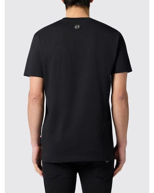 Philipp Plein Black T-Shirt for men