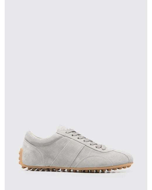 Tod's White Suede Sneakers