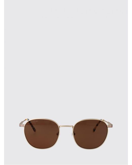 Lacoste Brown L251S Metal Sunglasses for men
