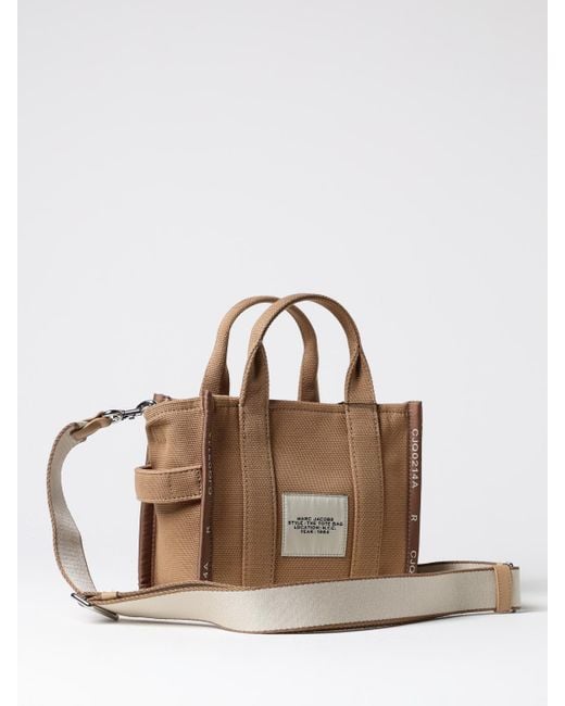 Marc Jacobs Brown The Small Tote Canvas Bag
