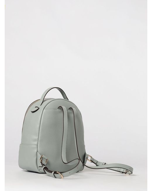 Liu Jo Gray Grained Synthetic Leather Backpack